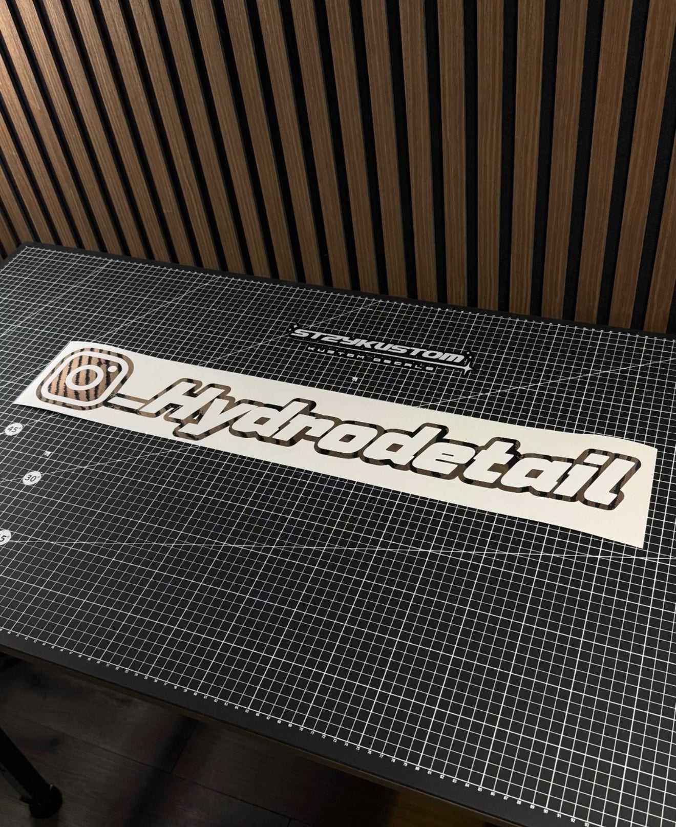 Double Layer Social Tag Decal
