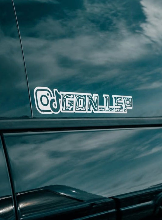 Engrave Social Tag Decal