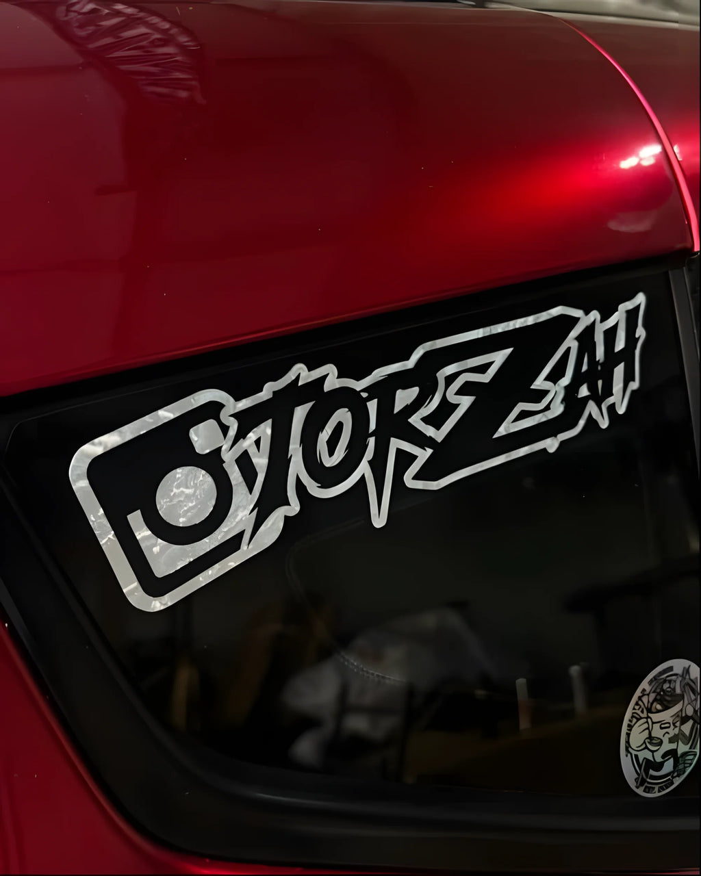 Double Layer Social Tag Decal