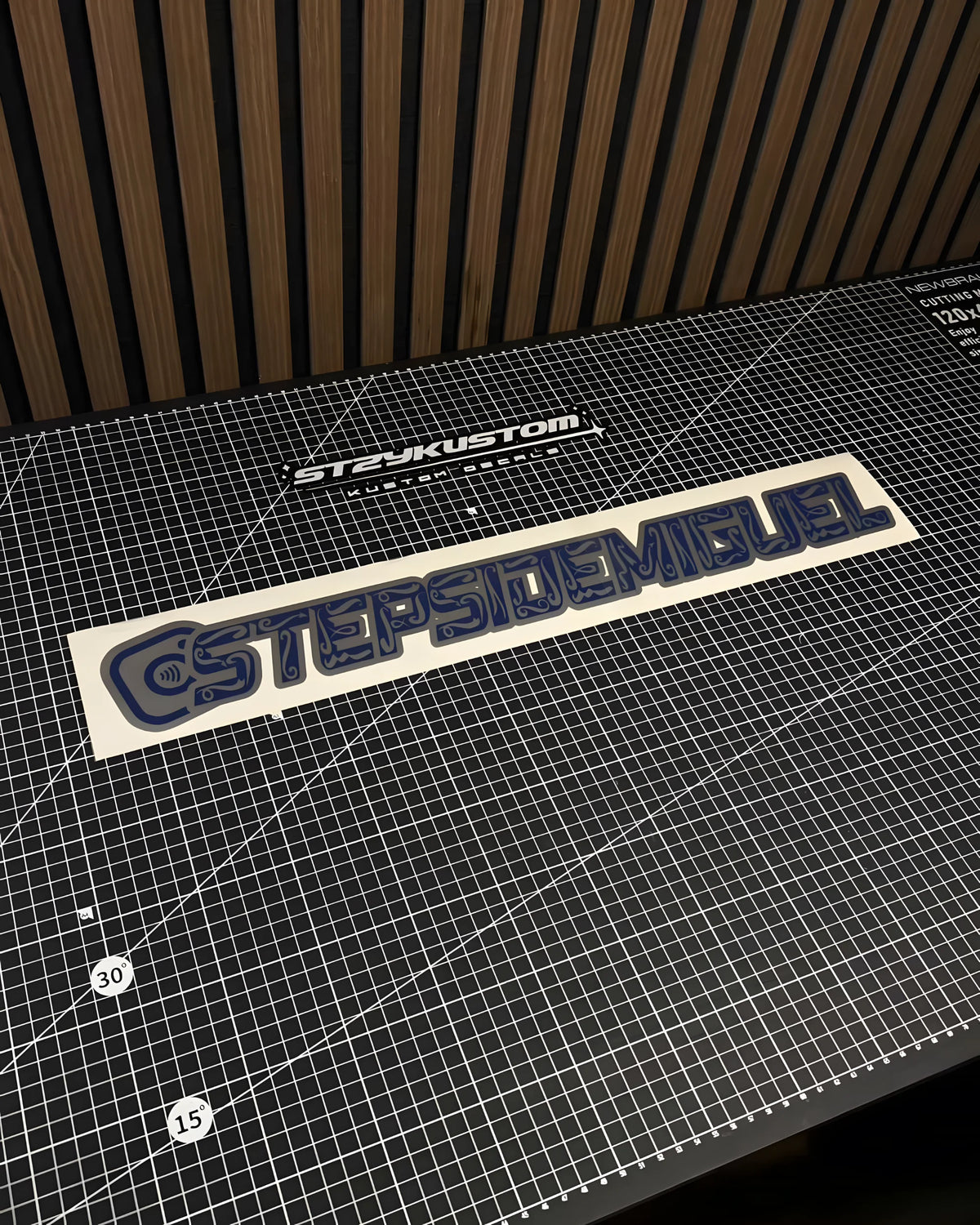 Engrave Social Tag Decal