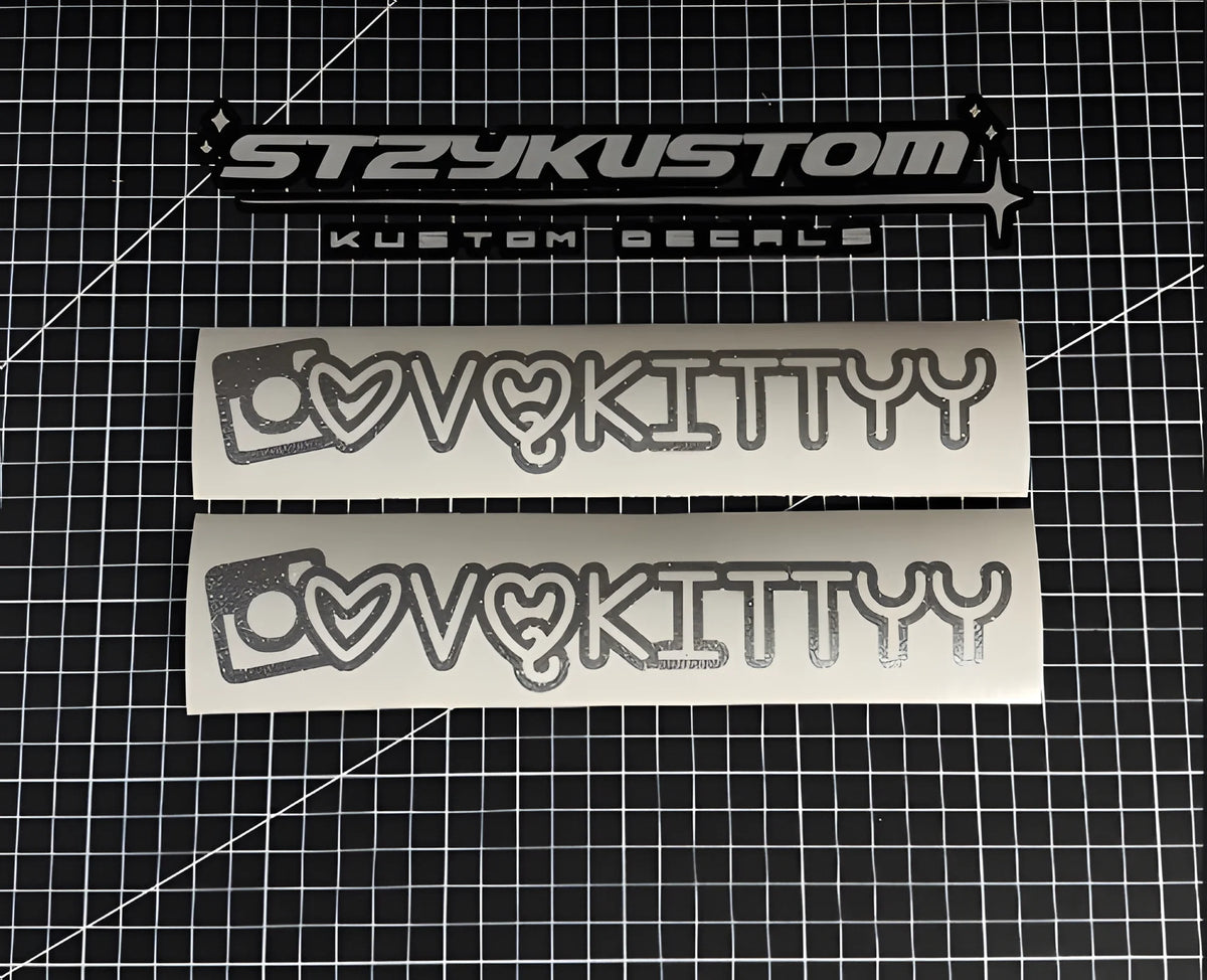 Single Layer Social Tag Decal
