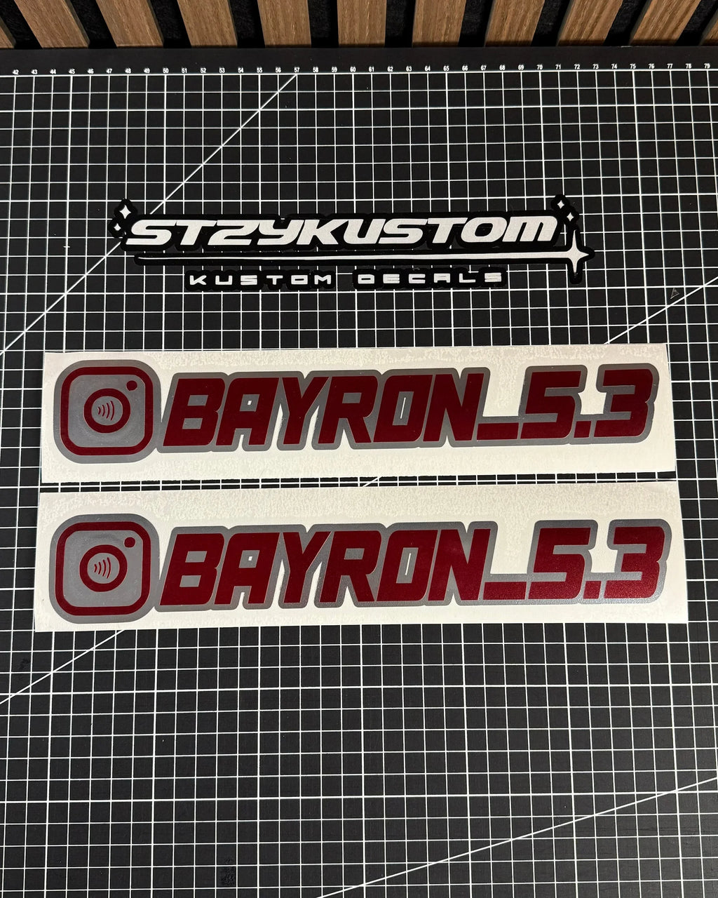 (NFC Feature) Double Layer Social Tag Decal