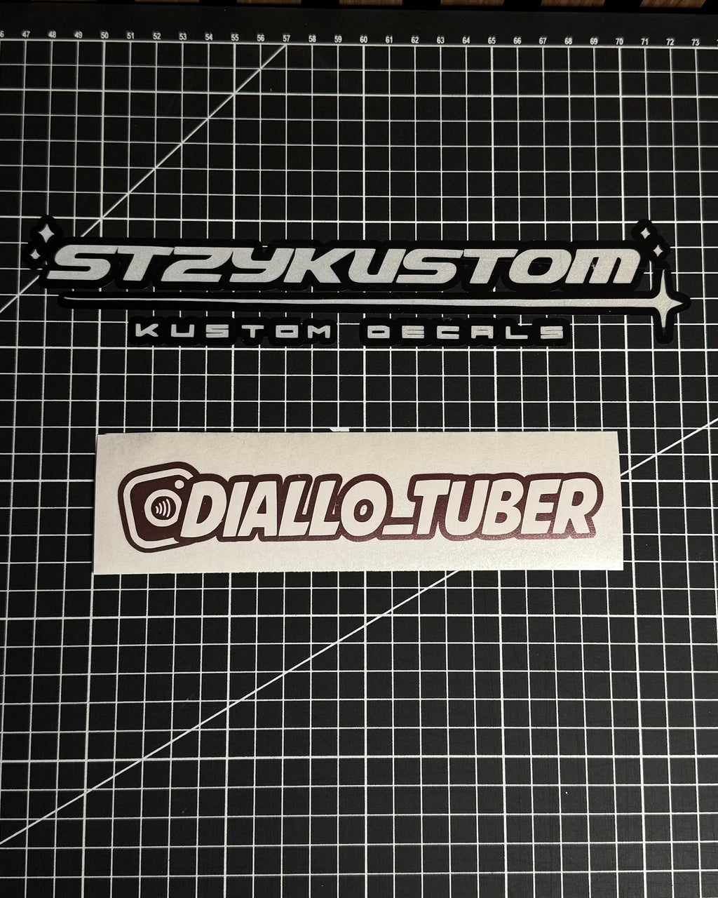 (NFC Feature) Double Layer Social Tag Decal