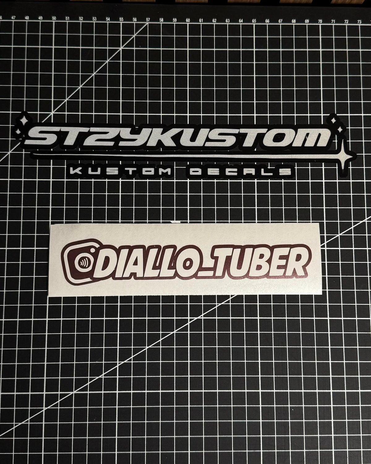 (NFC Feature) Double Layer Social Tag Decal